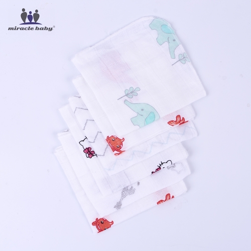 Miracle Baby Baby Cotton Muslin Squares, Multipurpose Wiping Cloth for Infants and Toddlers